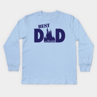 Best Dad in the World Kids Long Sleeve T-Shirt